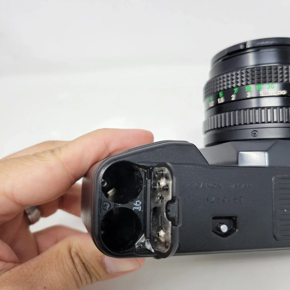 Canon T50 35mm SLR Film Camera with Canon FD 50mm f1.8 Lens Japan Vintage